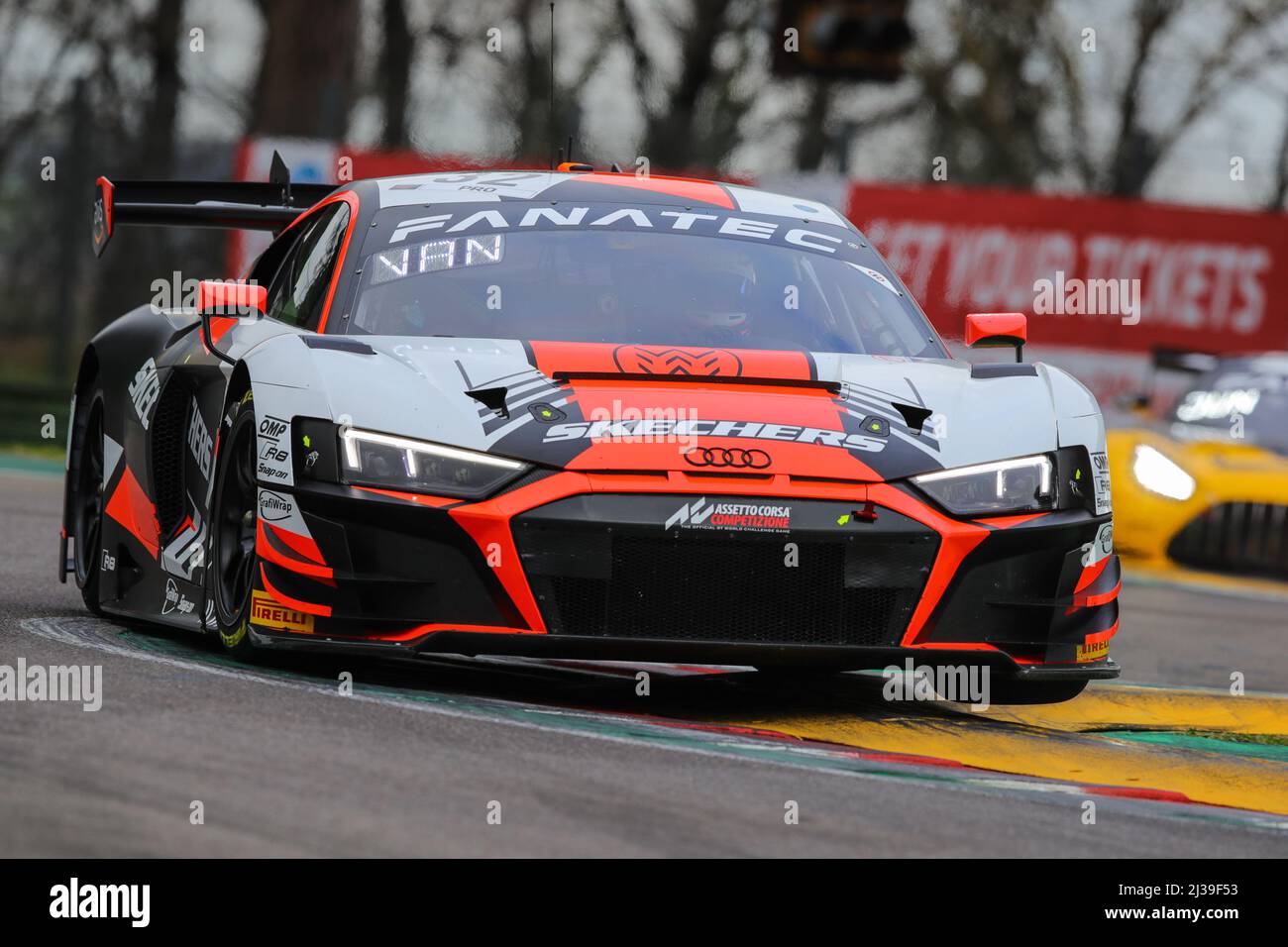 Autodromo Enzo e Dino Ferrari, Imola, Italien, 2022. April, #32 Team WRT - Dries VANTHOOR/Kelvin VAN DER LINDE/Charles WEERTS - Audi R8 LMS evo II GT3 Stockfoto