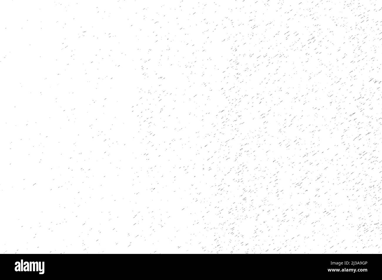 Verteilen Sie Linien und schwarze Punkte auf einem weißen Hintergrund für die Gestaltung Ihrer Arbeit. Stockfoto