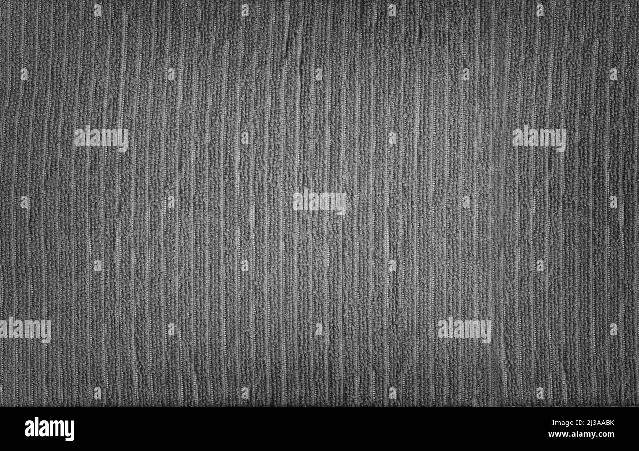 Schwarze Fasern aus Mikrofaser Tuch Hintergrund für Design in Ihrer Arbeit. Stockfoto