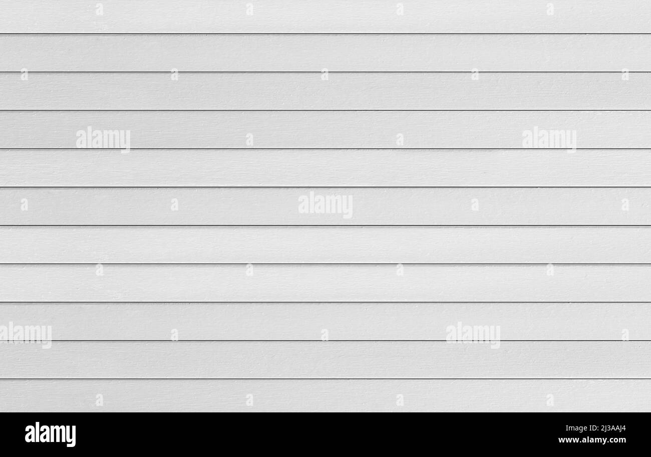 Weißer Holzstruktur Hintergrund, weiße Planken für Design in Ihrer Arbeit. Stockfoto