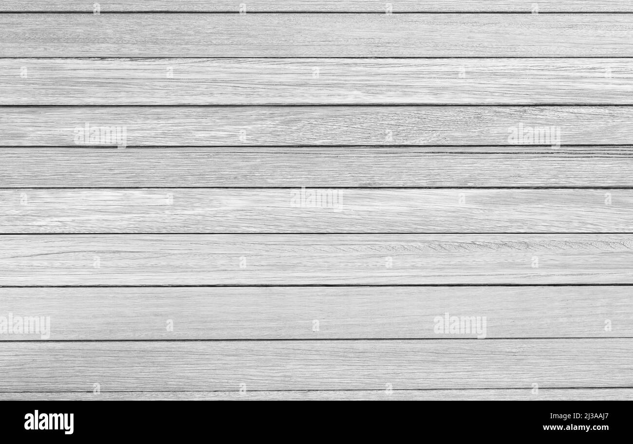 Weißer Holzstruktur Hintergrund, weiße Planken für Design in Ihrer Arbeit. Stockfoto