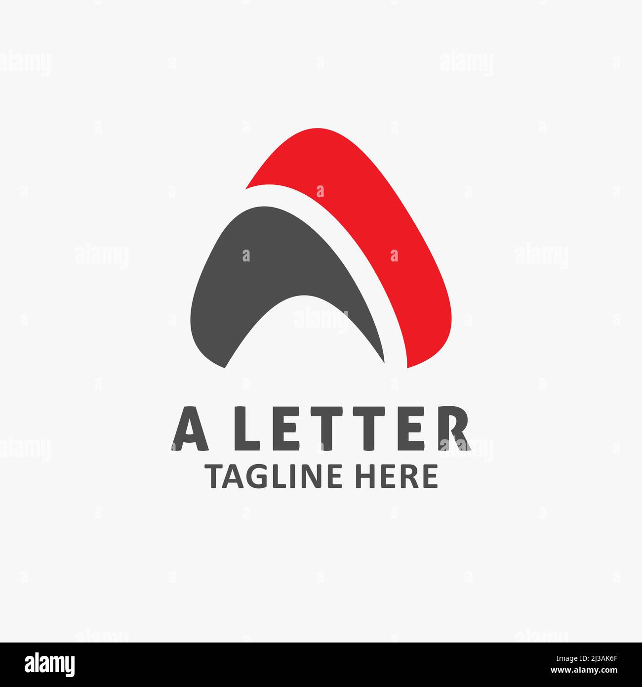 Schreiben Sie Ein Logo-Design Stock Vektor