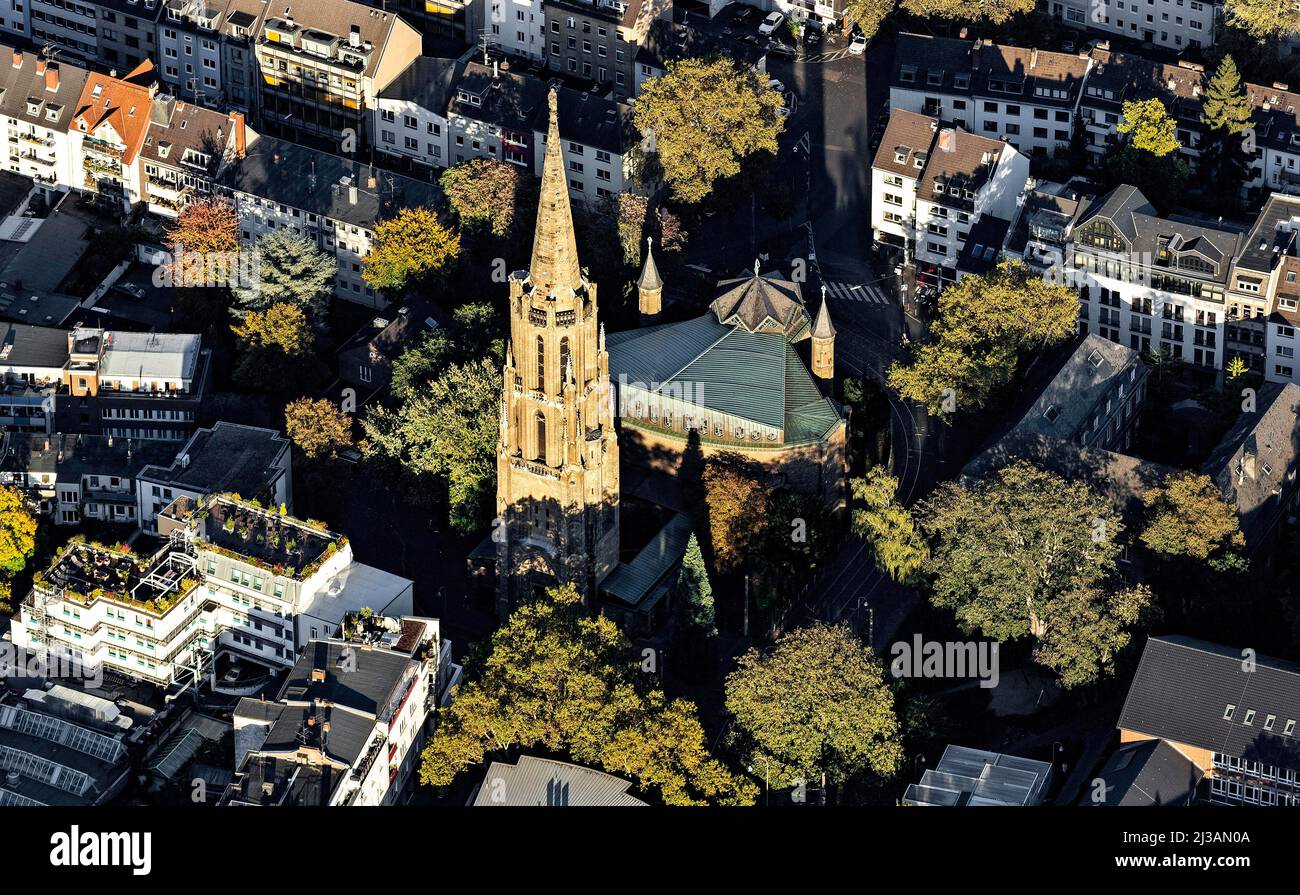 Katholische Pfarrkirche St. Mauritius, Mauritius-Viertel, Köln, Rheinland, Nordrhein-Westfalen, Deutschland Stockfoto