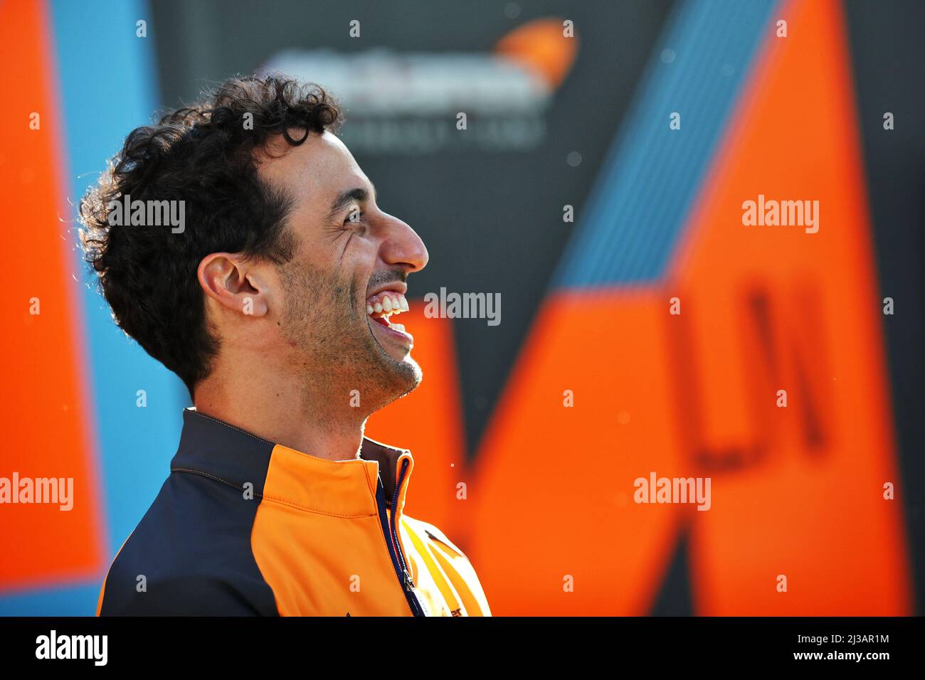 Daniel Ricciardo (AUS) McLaren. Großer Preis von Australien, Donnerstag, 7.. April 2022. Albert Park, Melbourne, Australien. Quelle: James Moy/Alamy Live News Stockfoto