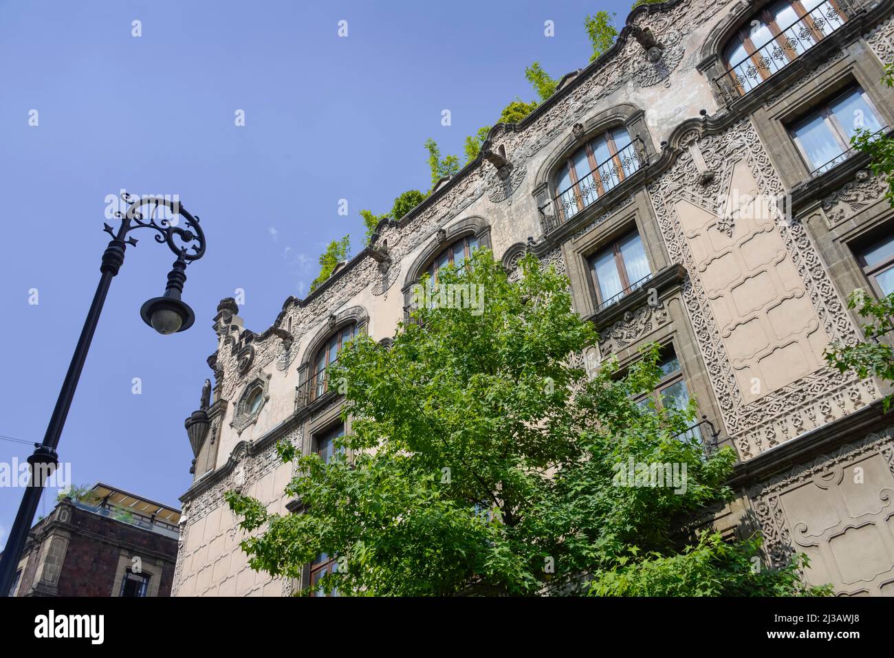 Facade Hotel Hampton Inn and Suites, Mexiko-Stadt, Mexiko Stockfoto