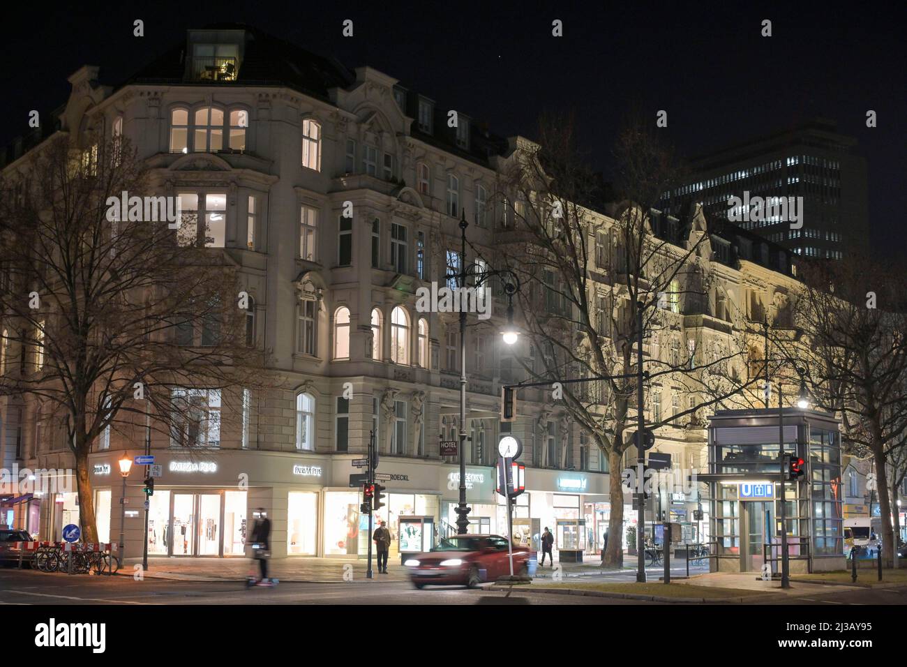 Alte Gebäude, Kurfürstendamm, Charlottenburg, Charlottenburg-Wilmersdorf, Berlin, Deutschland Stockfoto