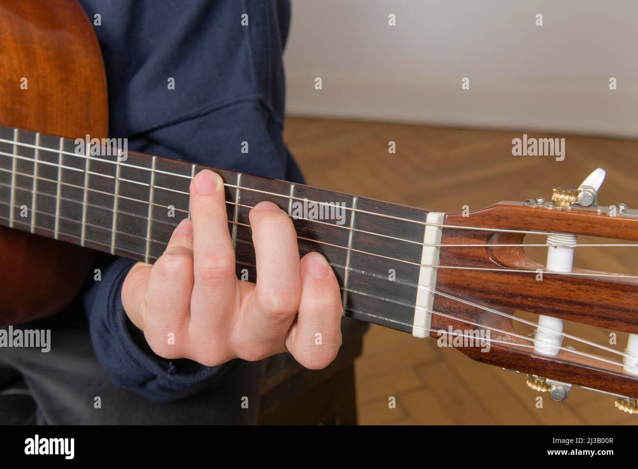 Gitarrist, Gitarre, House Music Stockfoto