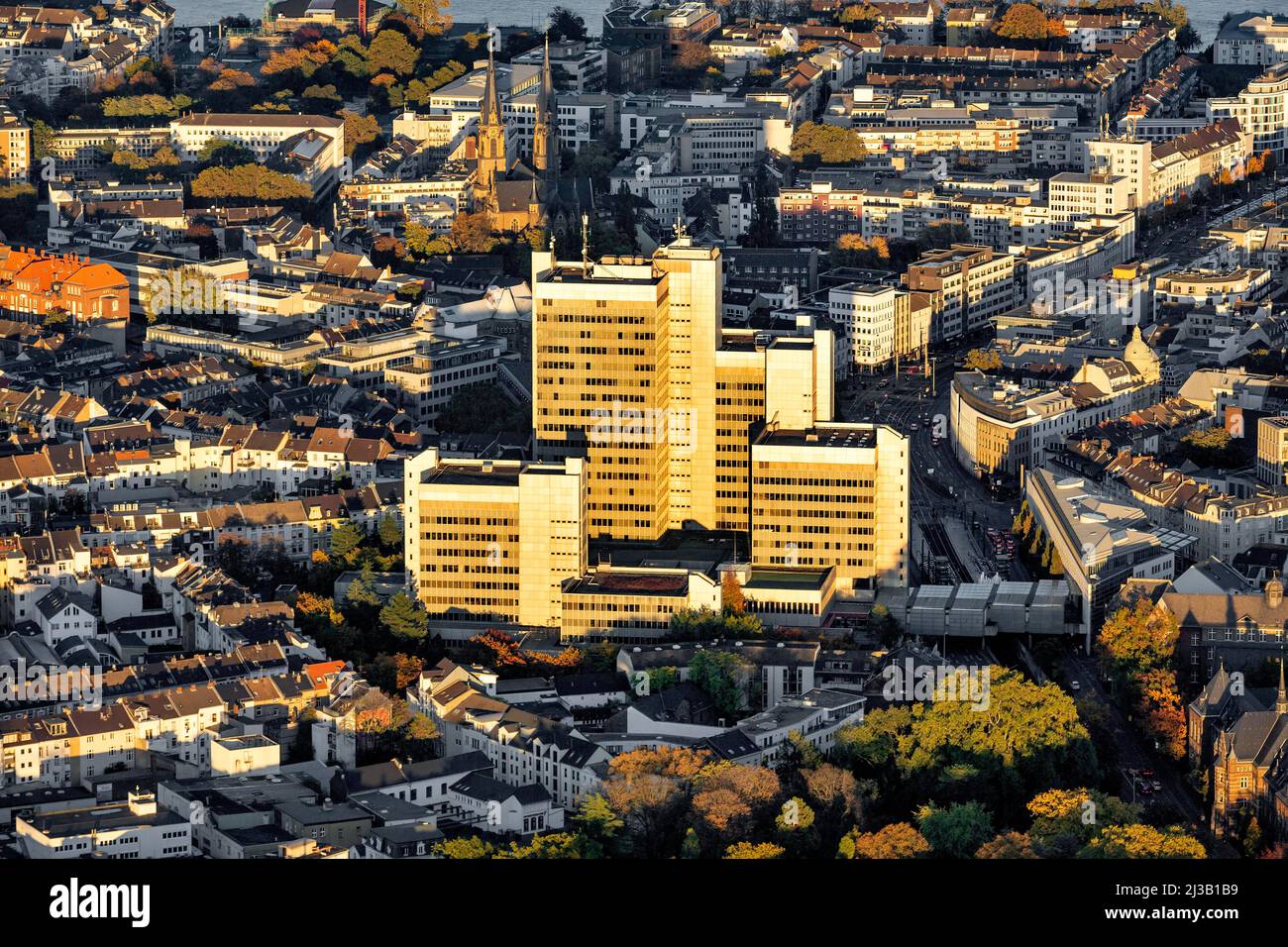 Stadthaus, Sitz der Bonner Stadtverwaltung, Bonn, Rheinland, Nordrhein-Westfalen, Deutschland Stockfoto