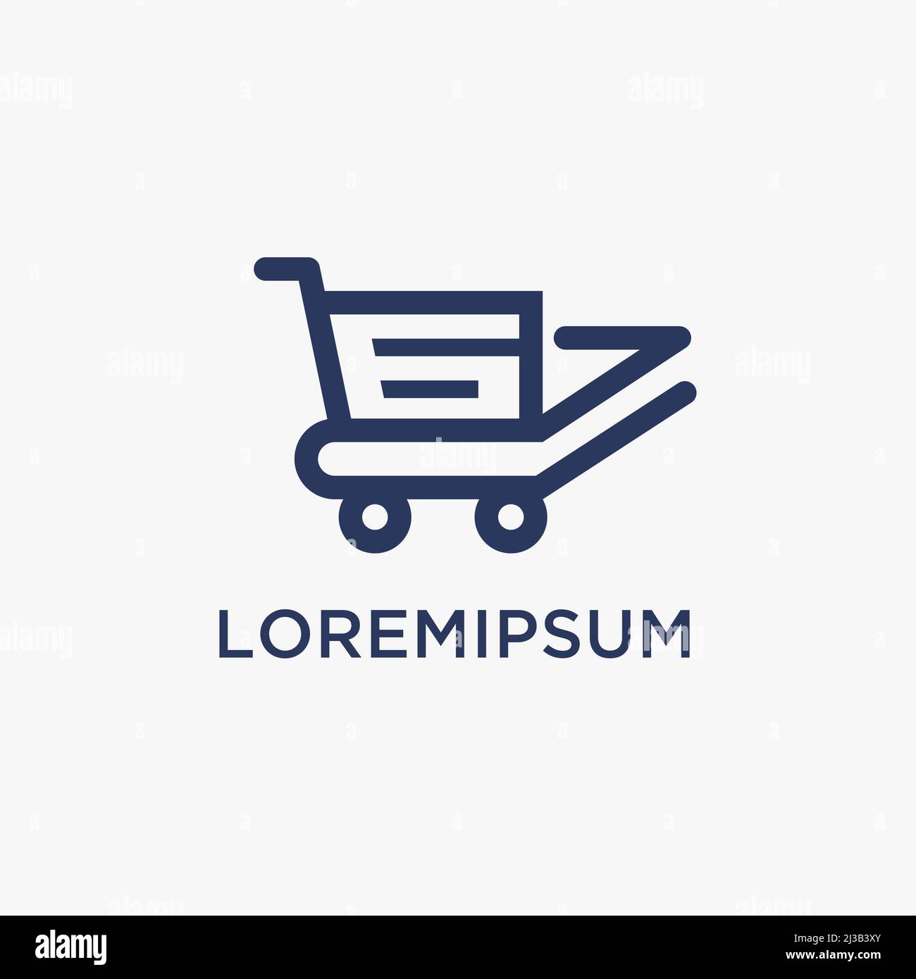 Logo mit dem Buchstaben G für den Einzelhandel Stock Vektor