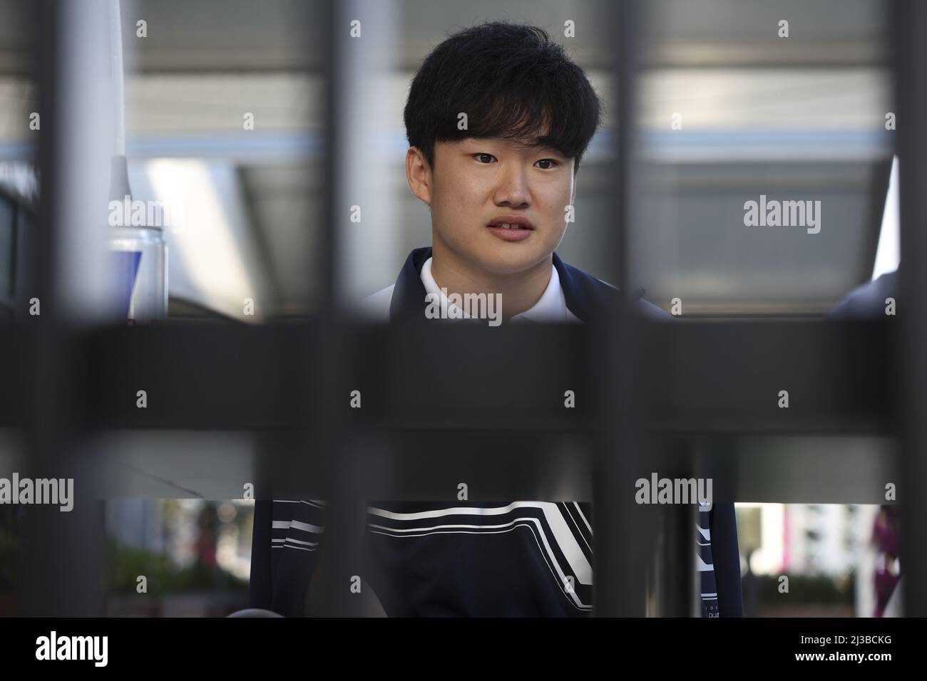 TSUNODA Yuki (jap), Scuderia AlphaTauri AT03, Portrait während des Formel 1 Heineken Australian Grand Prix 2022, 3. Runde der FIA Formel 1 Weltmeisterschaft 2022, auf dem Albert Park Circuit, vom 8. Bis 10. April 2022 in Melbourne, Australien - Foto: Dppi/DPPI/LiveMedia Stockfoto