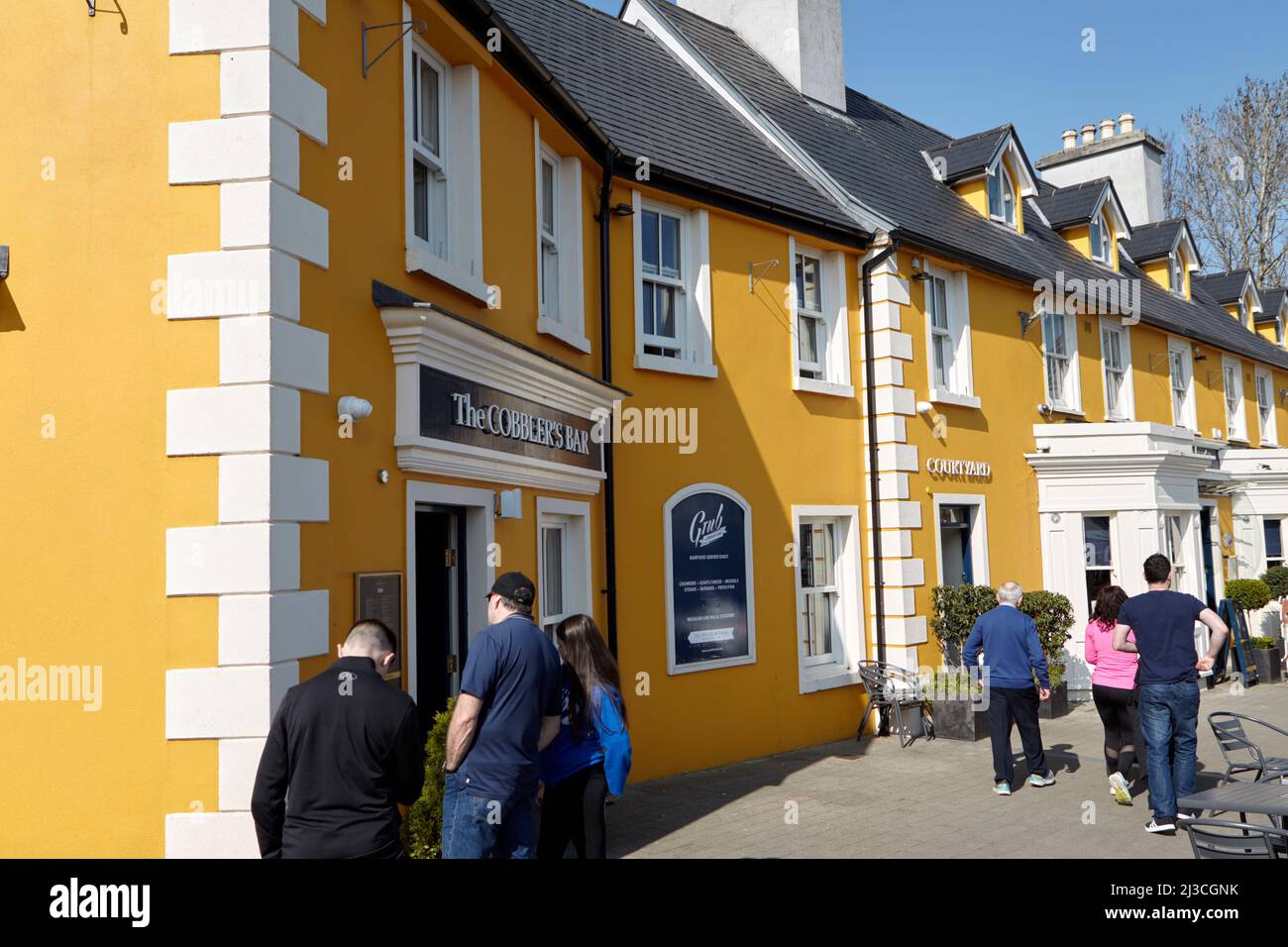 Die Cobblers Bar im wyatt Hotel westport County Mayo republik irland Stockfoto