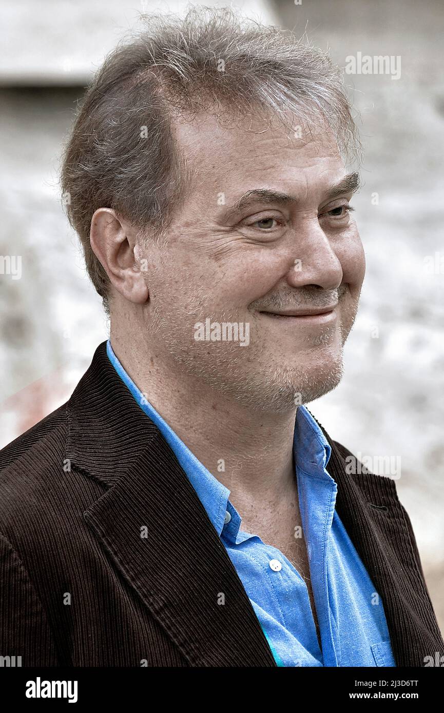 Roma, Italien. 07. April 2022. Präsentation des Films, Gli idoli delle donne.auf dem Foto der italienische Schauspieler Corrado Guzzanti. Rome (Italien) 7. April 2022 Quelle: dpa/Alamy Live News Stockfoto