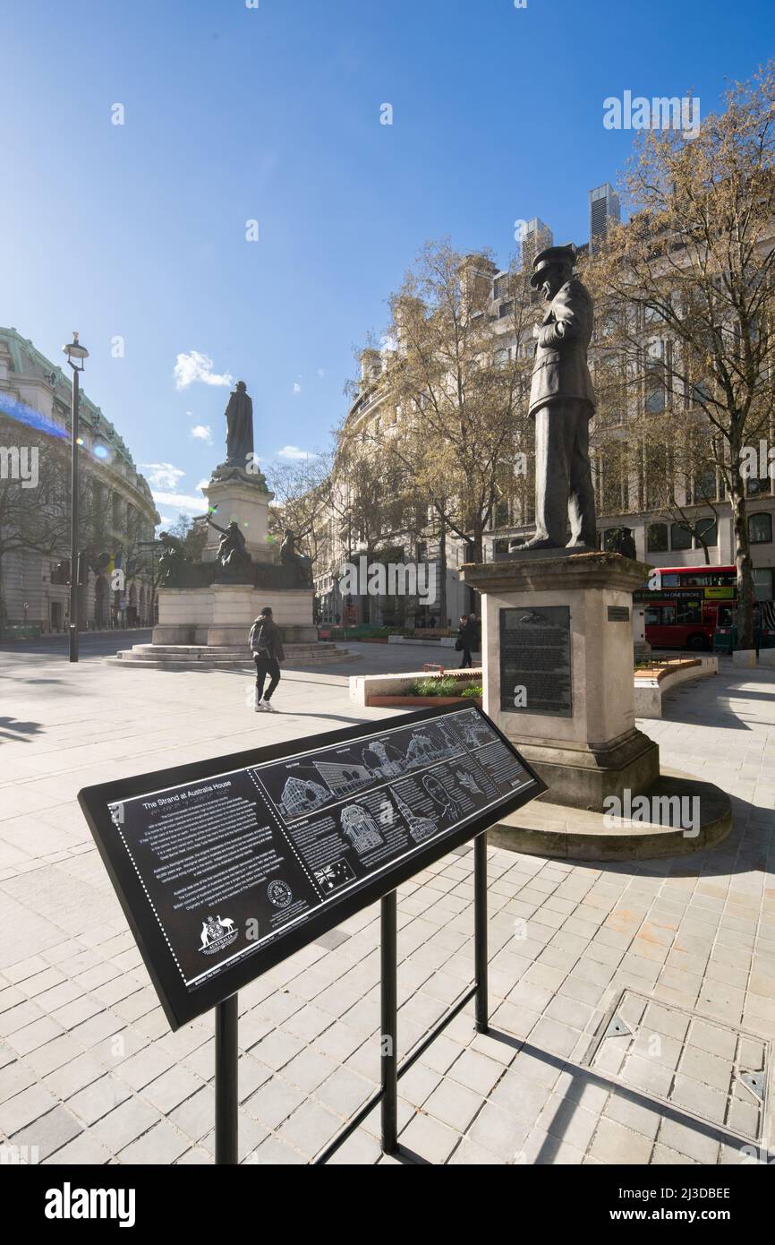 St. Clement Danes Church Yard, Aldwych Stockfoto