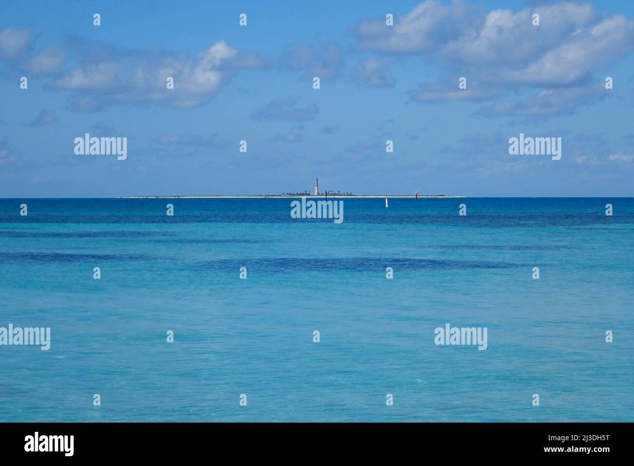 Luftaufnahme des Dry Tortugas National Park, Florida, USA Stockfoto