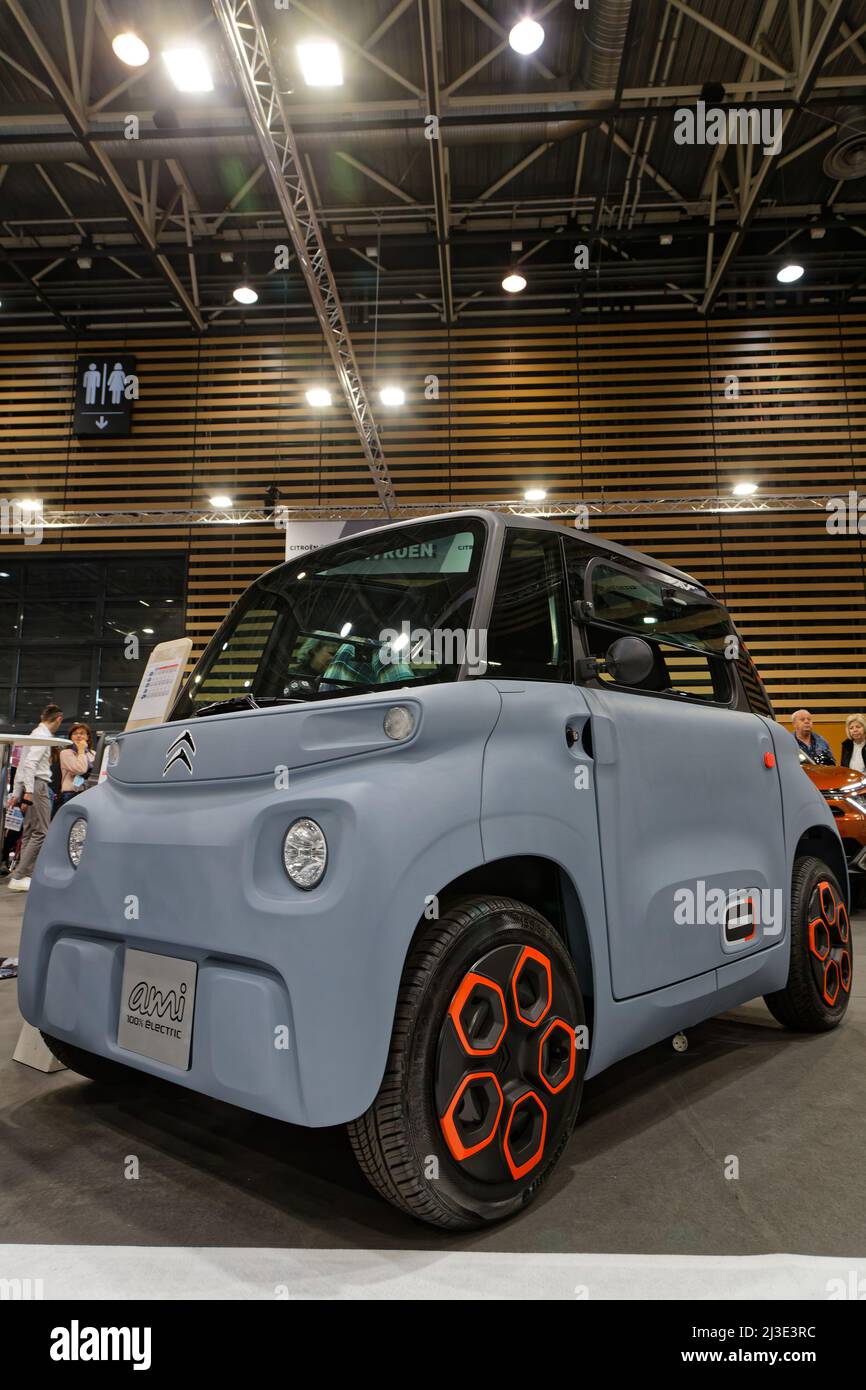 LYON, FRANKREICH, 7. April 2022 Der Lyon Motor Show findet in der