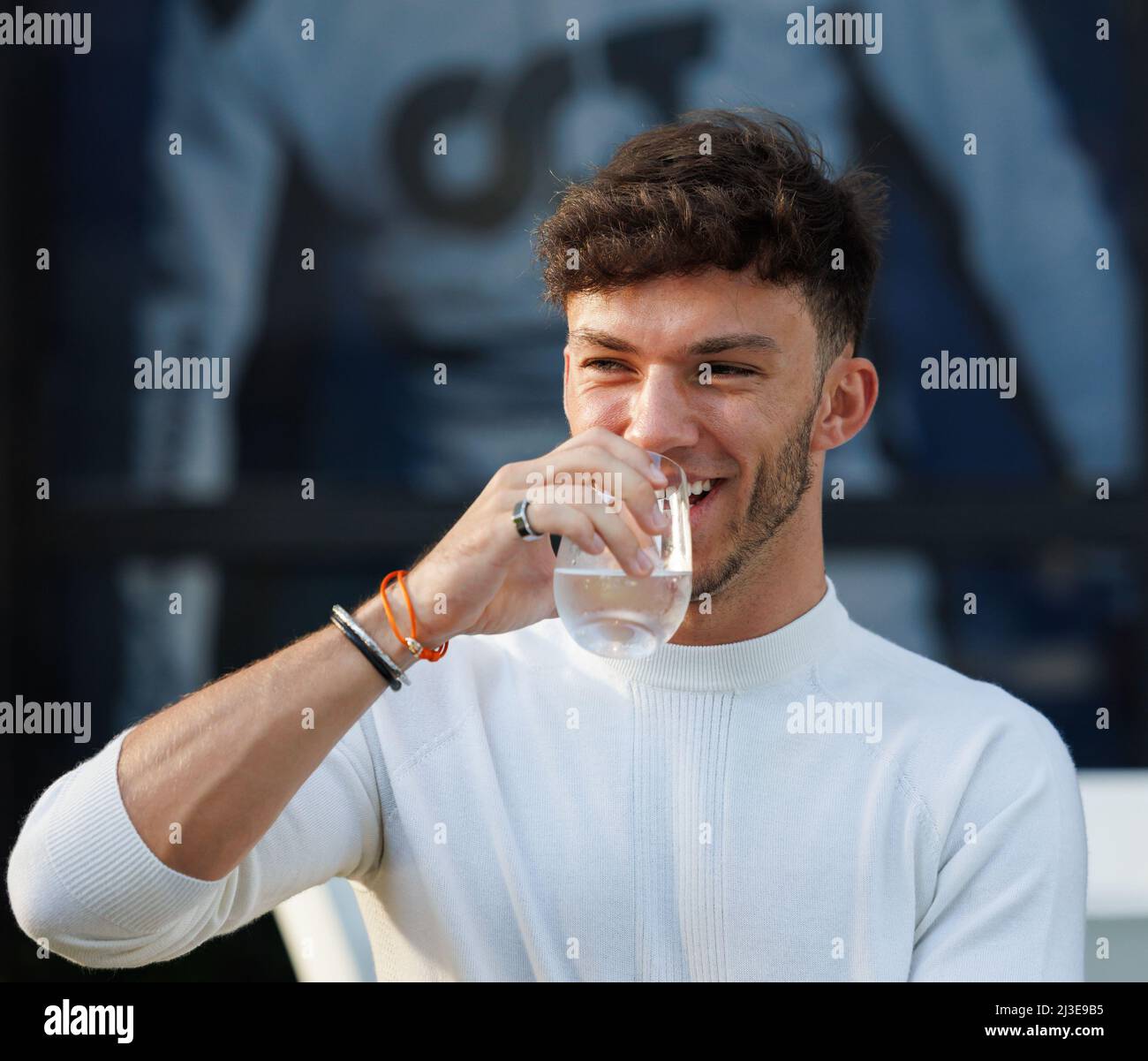 MELBOURNE, AUSTRALIEN, Albert Park Grand Prix Circuit, 7. April: Pierre Gasly (FRA) vom Team AlphaTauri beim Australian Formel 1 Grand Prix auf der Albert Park Grand Prix Strecke am 7. April 2022. Stockfoto