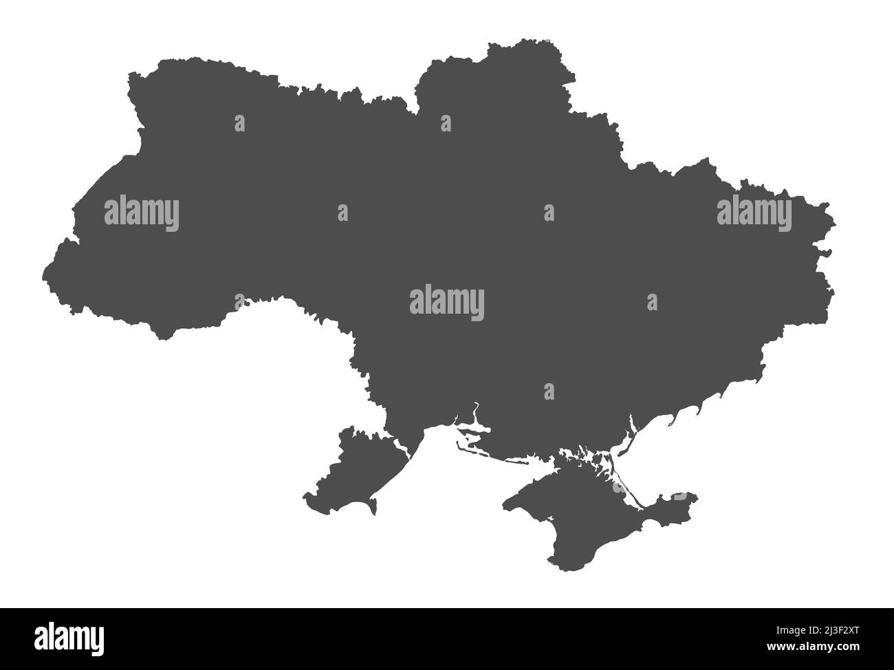 Einfache Karte auf weißem Hintergrund Stock Vektor