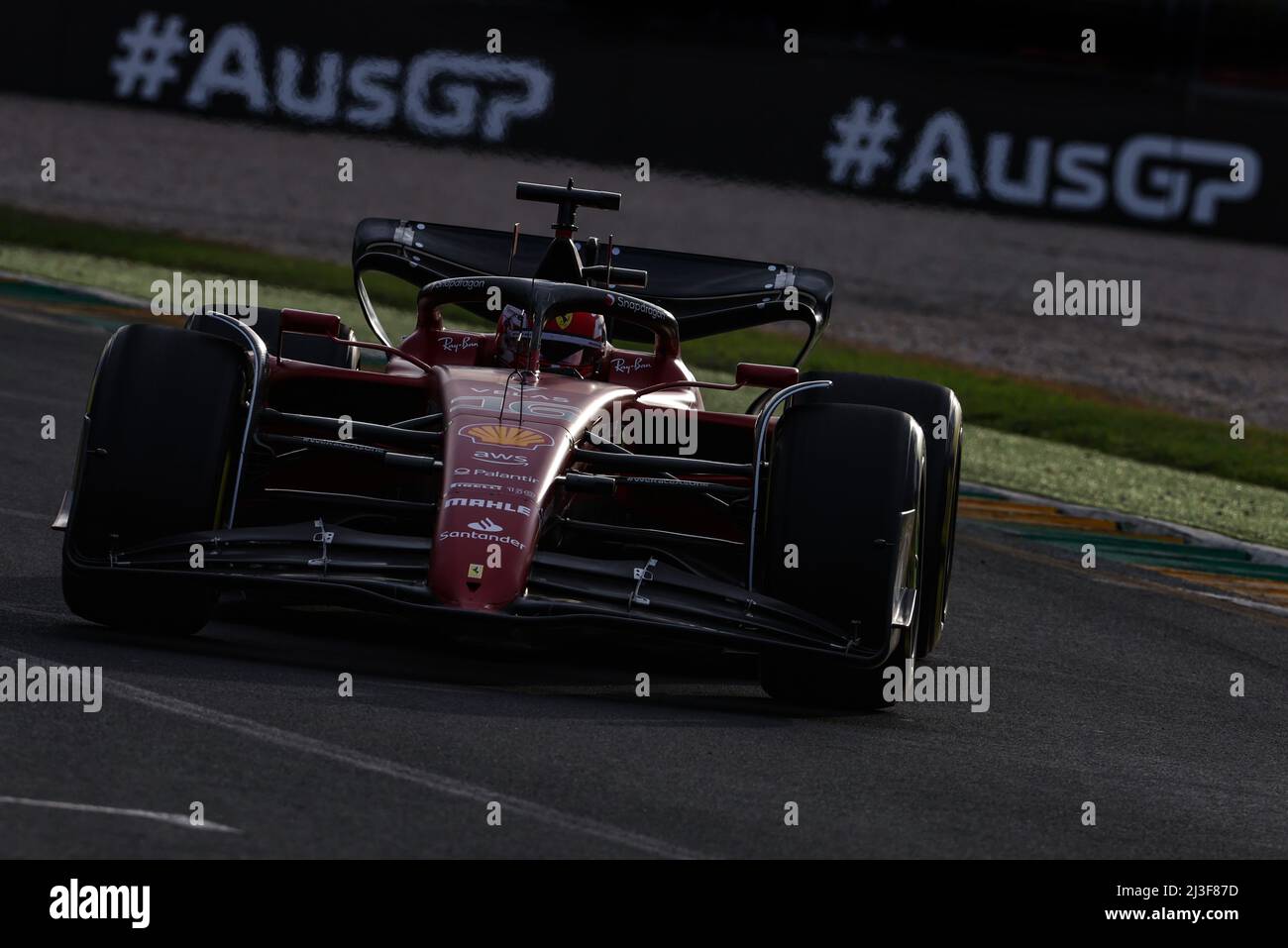Melbourne, Australien. 08. April 2022. Charles Leclerc (MON) Ferrari F1-75. 08.04.2022. Formel 1 Weltmeisterschaft, Rd 3, Großer Preis Von Australien, Albert Park, Melbourne, Australien, Übungstag. Bildnachweis sollte lauten: XPB/Press Association Images. Quelle: XPB Images Ltd/Alamy Live News Stockfoto