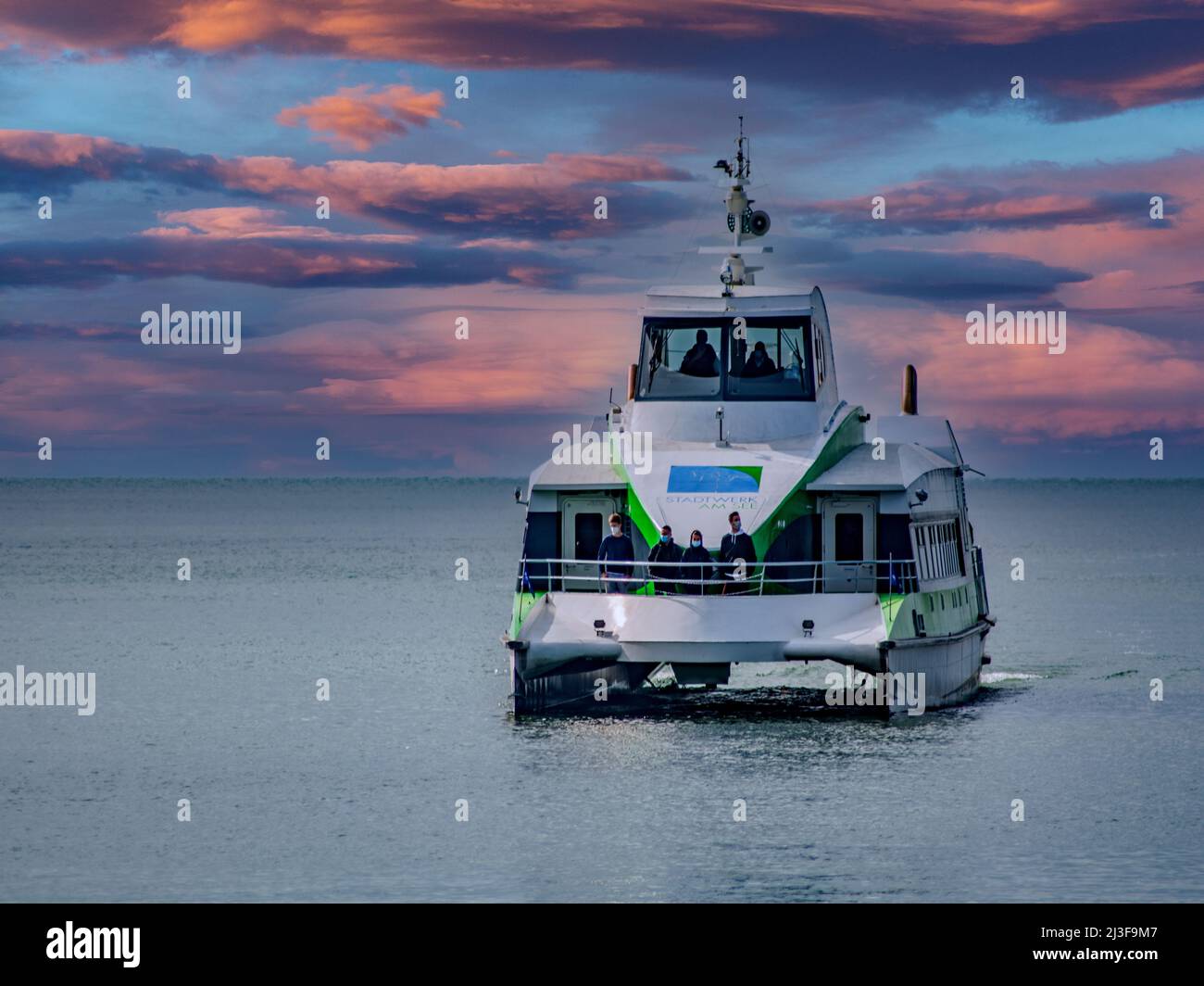 BODENSEE : der Katamaran Stockfoto