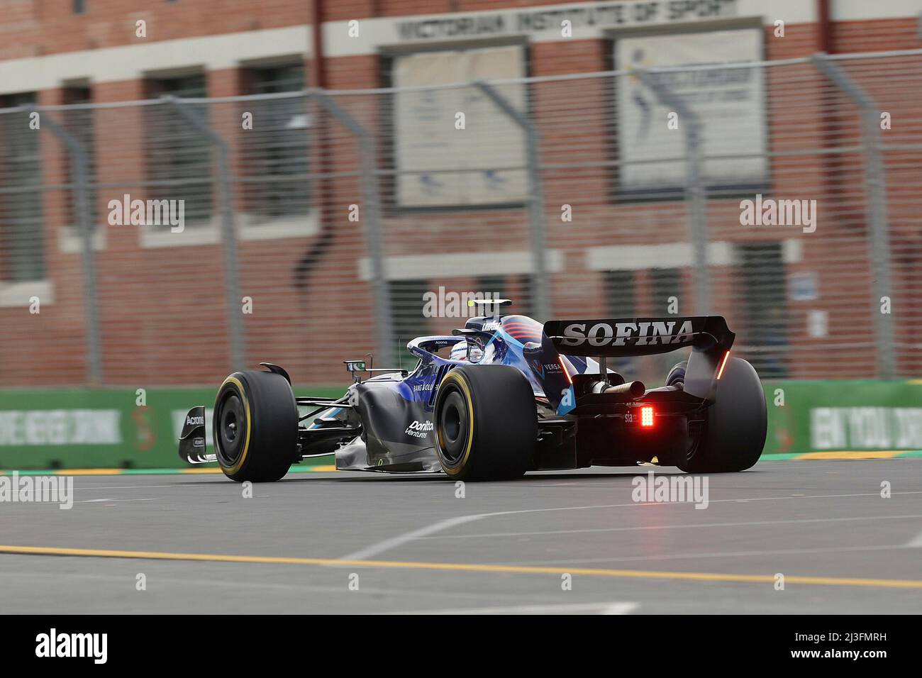 Melbourne, Australien. 08. April 2022. 8.. April 2022, Albert Park, Melbourne, FORMEL 1 ROLEX AUSTRALIAN GRAND PRIX 2022, auf dem Bild Nichola Latifi (CAN), Williams Racing Credit: dpa/Alamy Live News Stockfoto