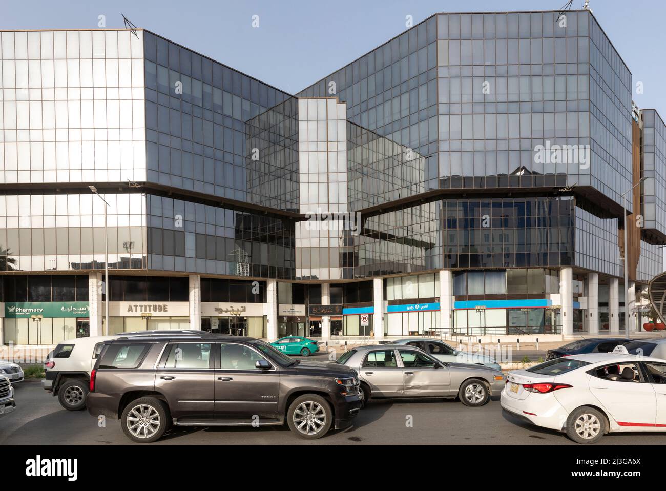 Riad, Saudi-Arabien, 1.. April 2022: Straßenbild von Riad Stockfoto