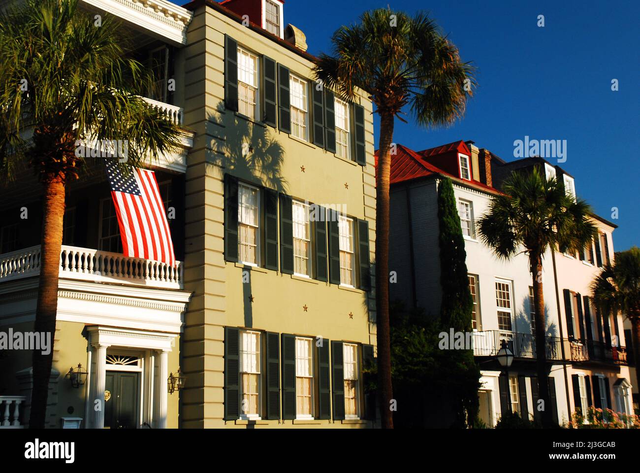 East Battery Street, Charleston Stockfoto