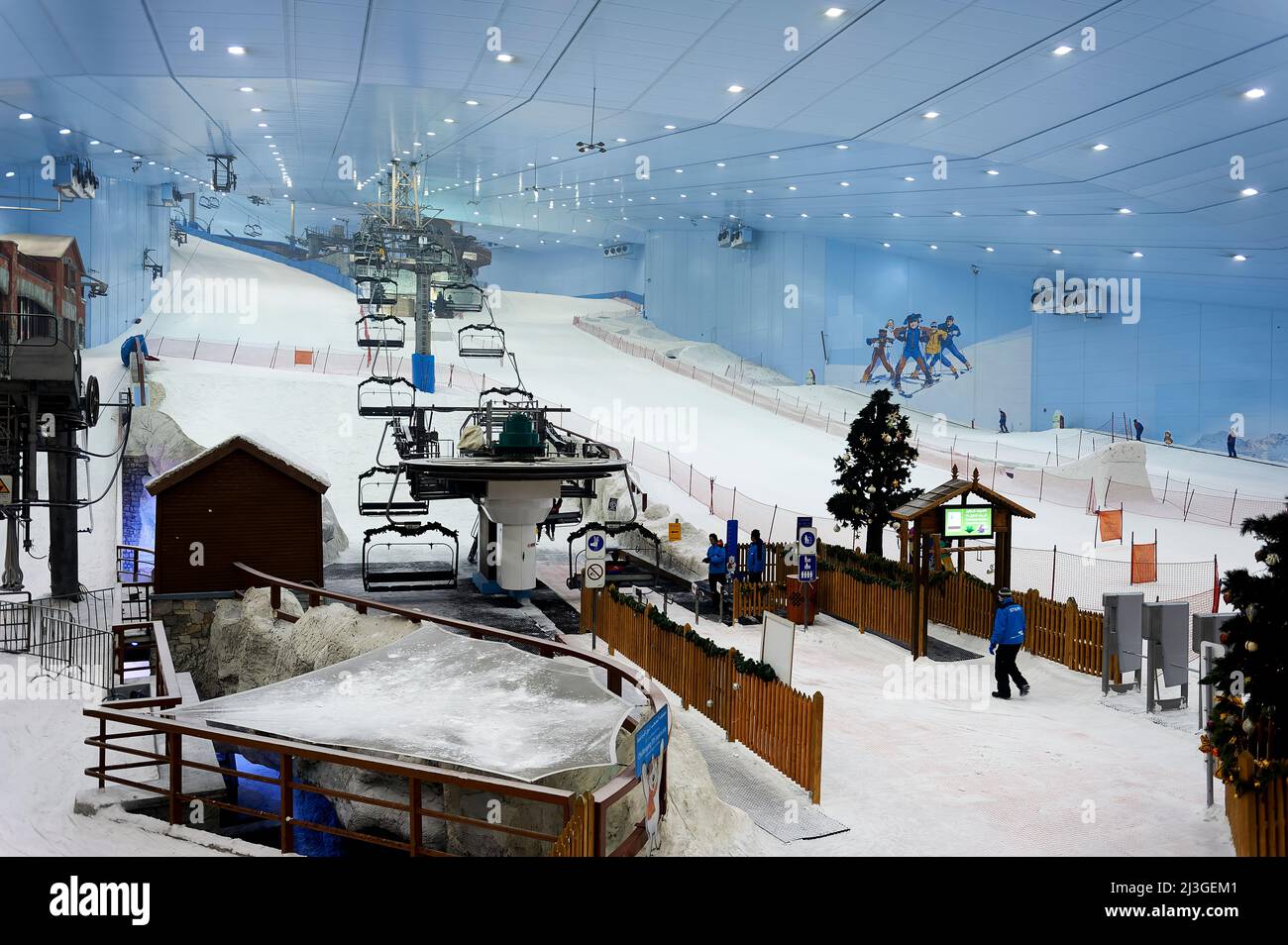 Dubai. VAE. Ski Dubai Stockfoto