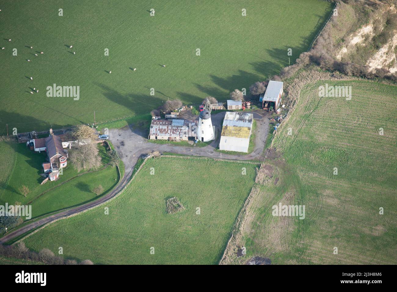 Hart Windmill, Hartlepool, 2015. Stockfoto