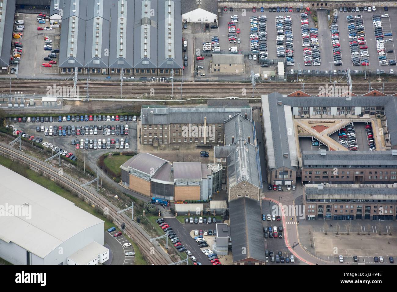 Historic England Archive, das sich in der Swindon Heritage Action Zone, Wiltshire, 2019 befindet. Stockfoto