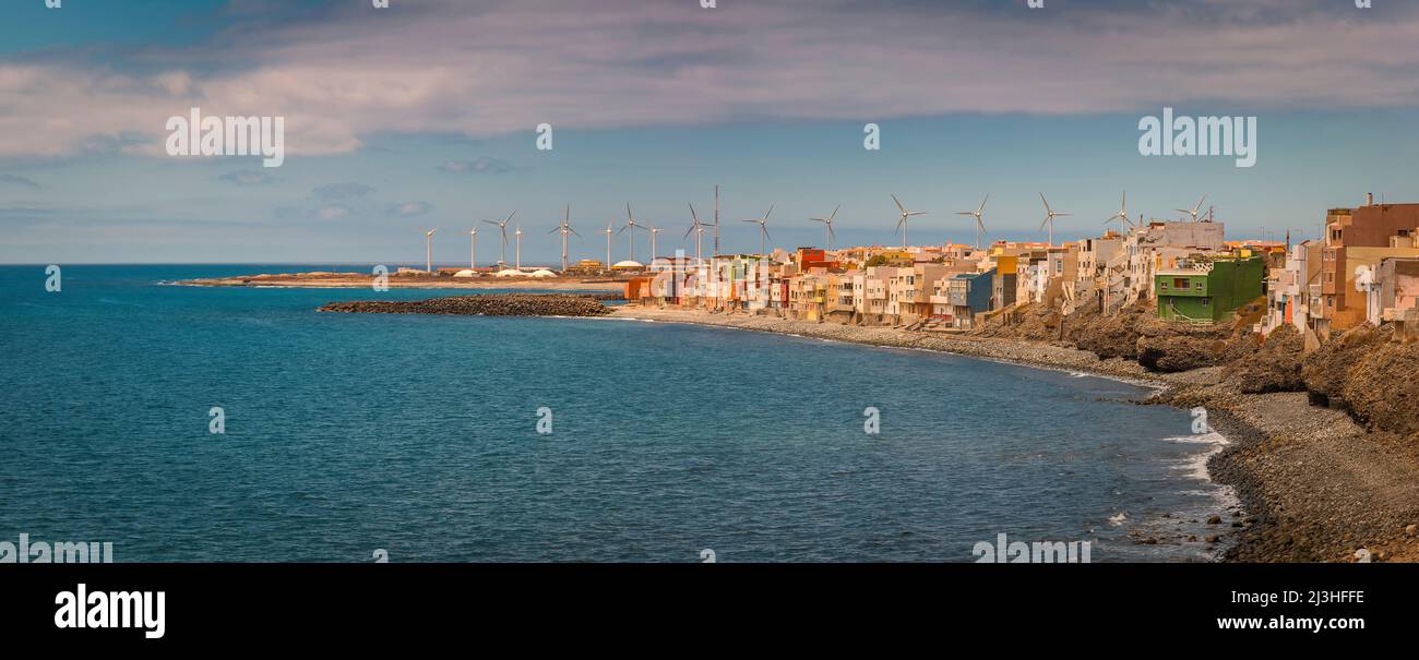 Bucht von Pozo Izquierdo auf Gran Canaria Stockfoto