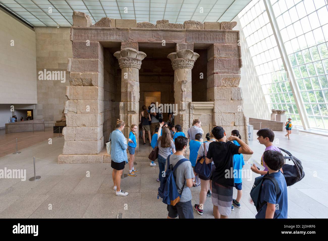 Central Park West, historisches Viertel, New York City, NY, USA, Im Inneren des Metropolitan Museum of Art Stockfoto