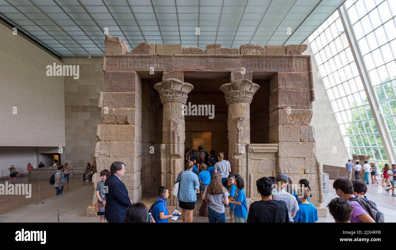 Central Park West, historisches Viertel, New York City, NY, USA, Im Inneren des Metropolitan Museum of Art Stockfoto