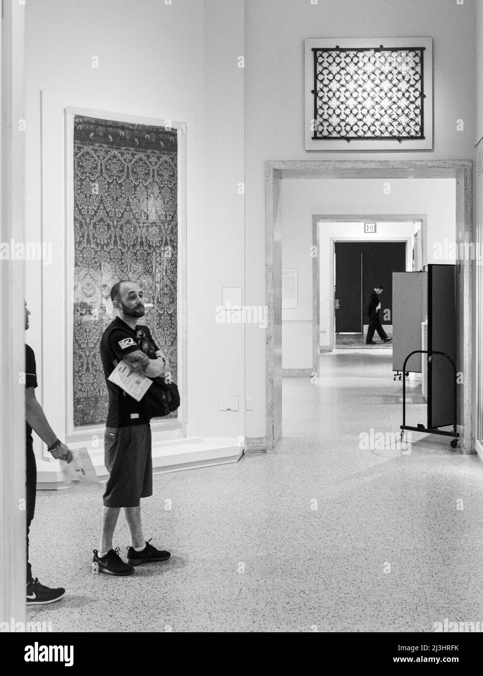 Central Park West, historisches Viertel, New York City, NY, USA, Im Inneren des Metropolitan Museum of Art Stockfoto