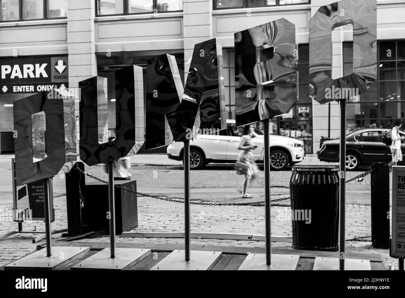 Dumbo, New York City, NY, USA, Dumbo Sign Stockfoto