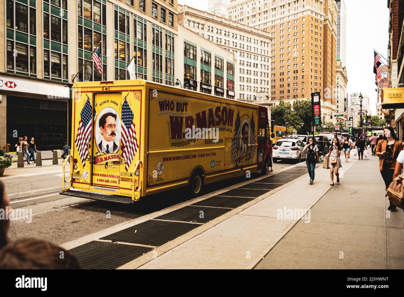 BEKLEIDUNGSVIERTEL, New York City, NY, USA, Street Scene in Manhattan Stockfoto