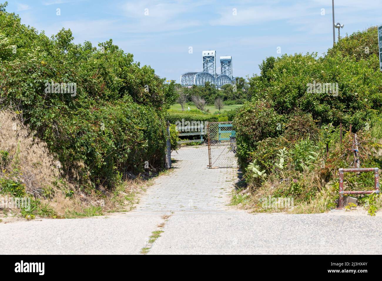 CAMP ROCKAWAY FORT TILDEN, New York City, NY, USA Stockfoto