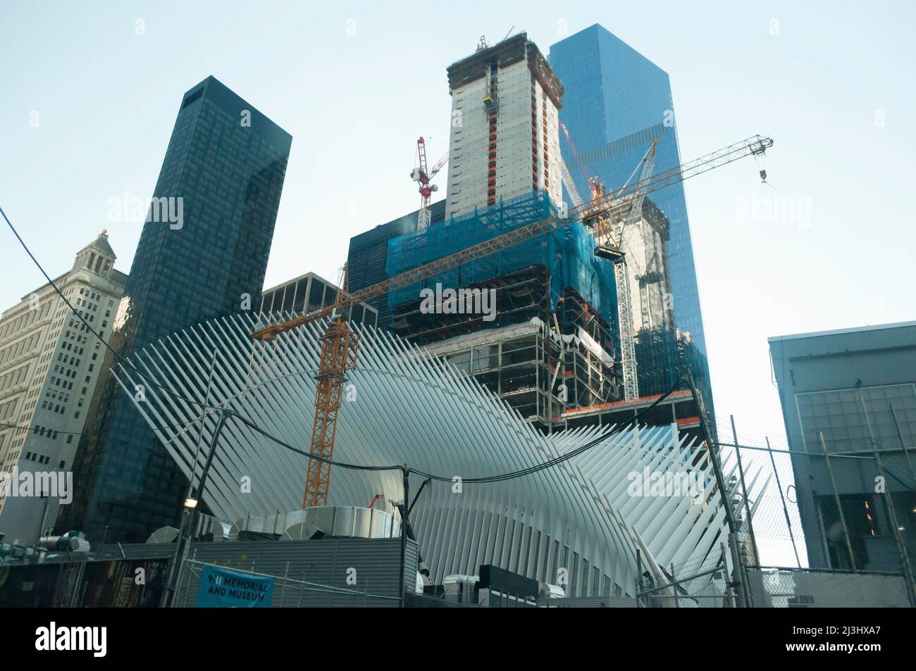 WORLD TRADE CENTER, New York City, NY, USA, im neuen One World Trade Center in Lower Manhattan Stockfoto