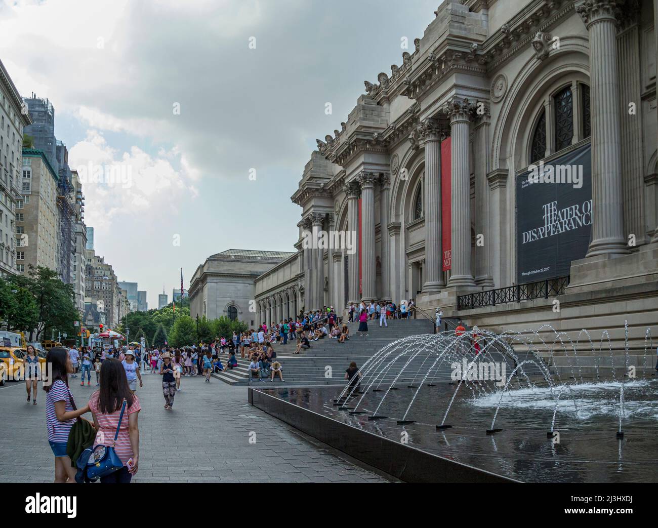 CENTRAL PARK WEST, HISTORISCHES VIERTEL, New York City, NY, USA, außerhalb des Metropolitan Museum of Art Stockfoto