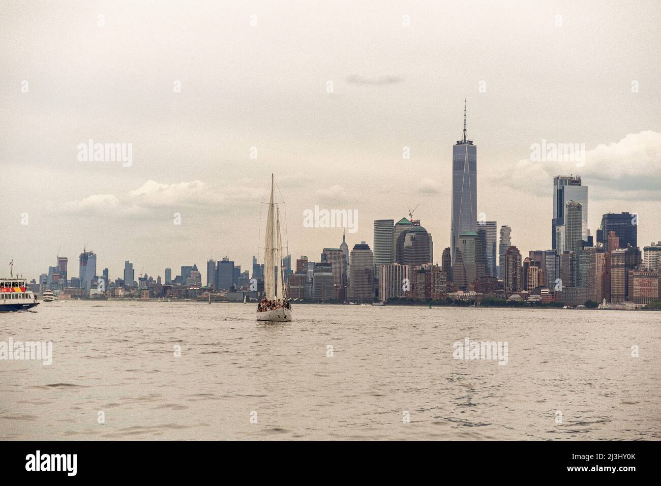 MANHATTAN, New York City, NY, USA, Skyline von Manhattan Stockfoto