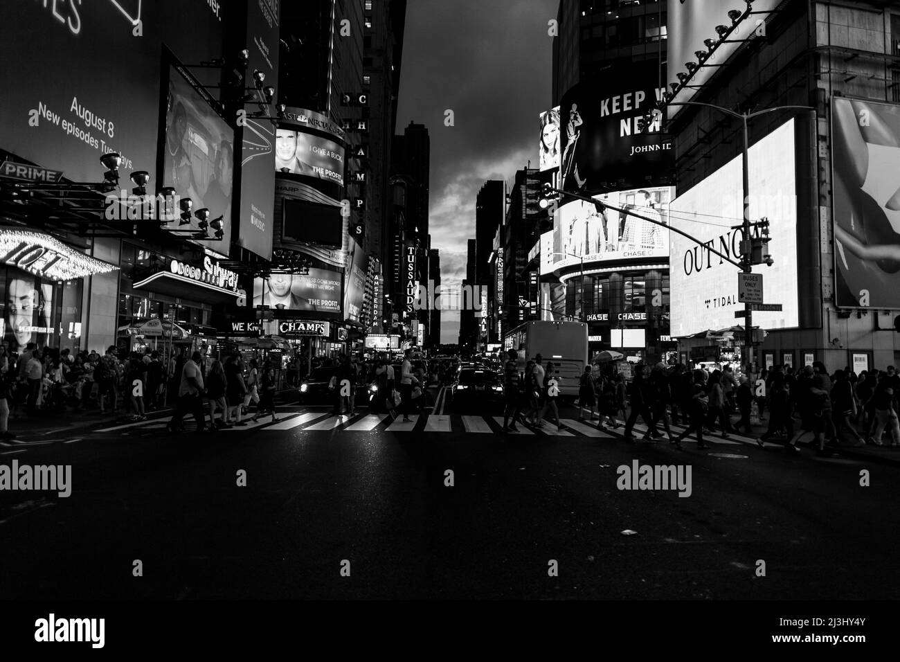 TIMES SQ - 42 ST, New York City, NY, USA, Street Scene Stockfoto