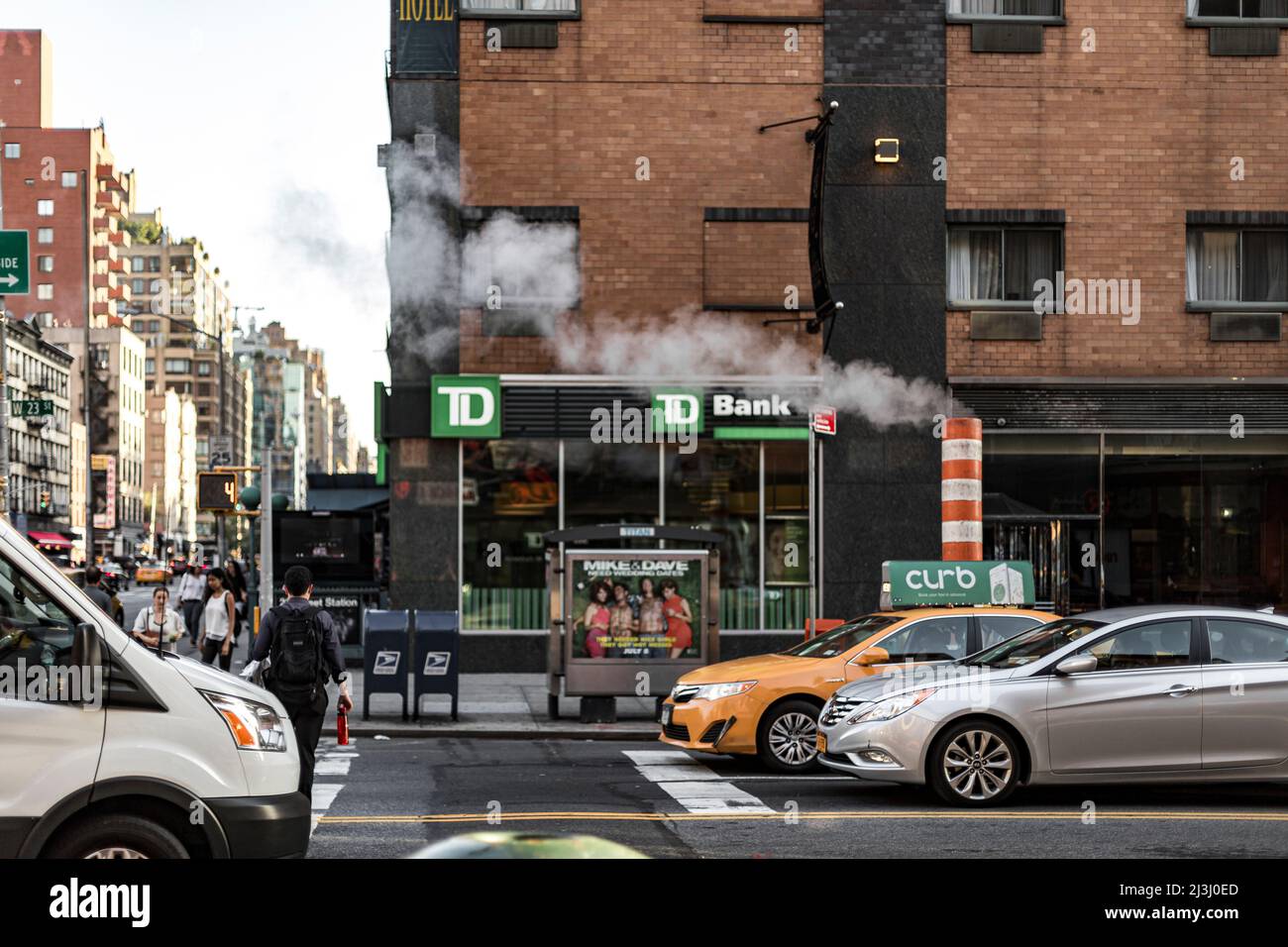 23 ST, New York City, NY, USA, Street Scene Stockfoto