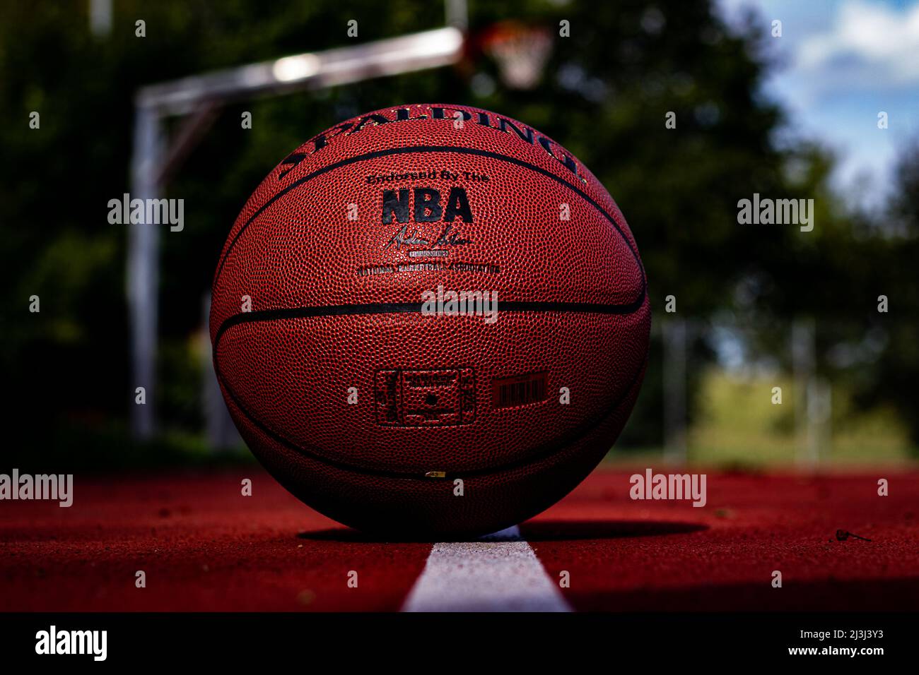 Basketball Feld Stockfoto