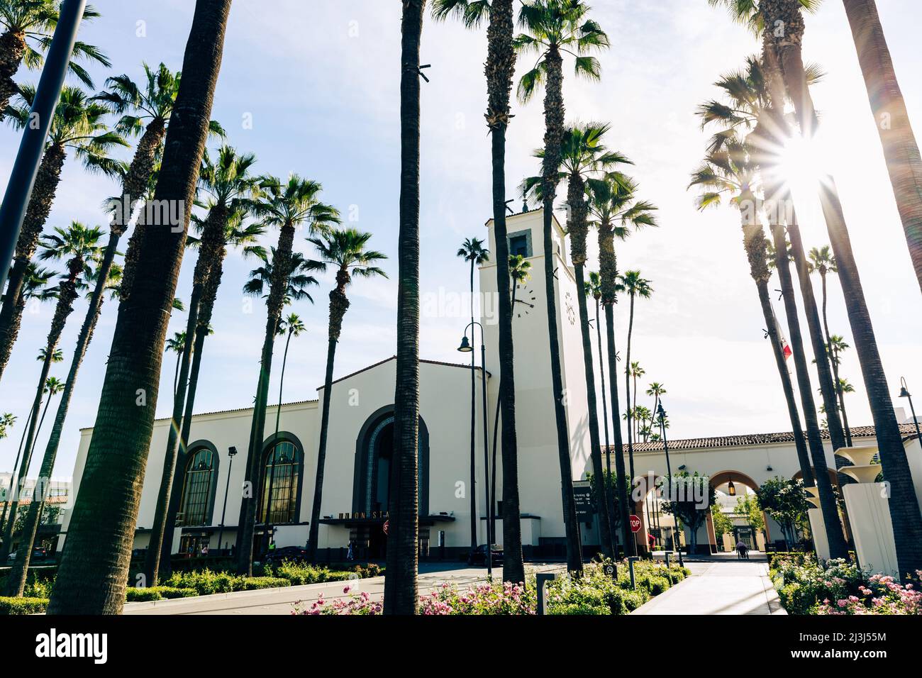 Union Station in Los Angeles, Kalifornien Stockfoto