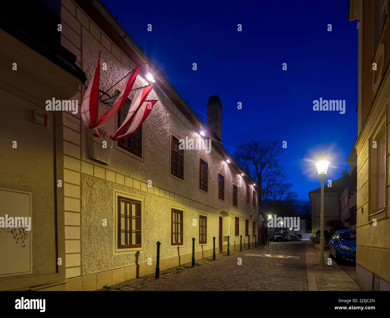 Wien, Beethoven-Museum, Haus des Heiligenstädter Testaments, Testamentshaus, Beethovenhaus, in Heiligenstadt, Straße Probusgasse 19. Bezirk Döbling, Österreich Stockfoto