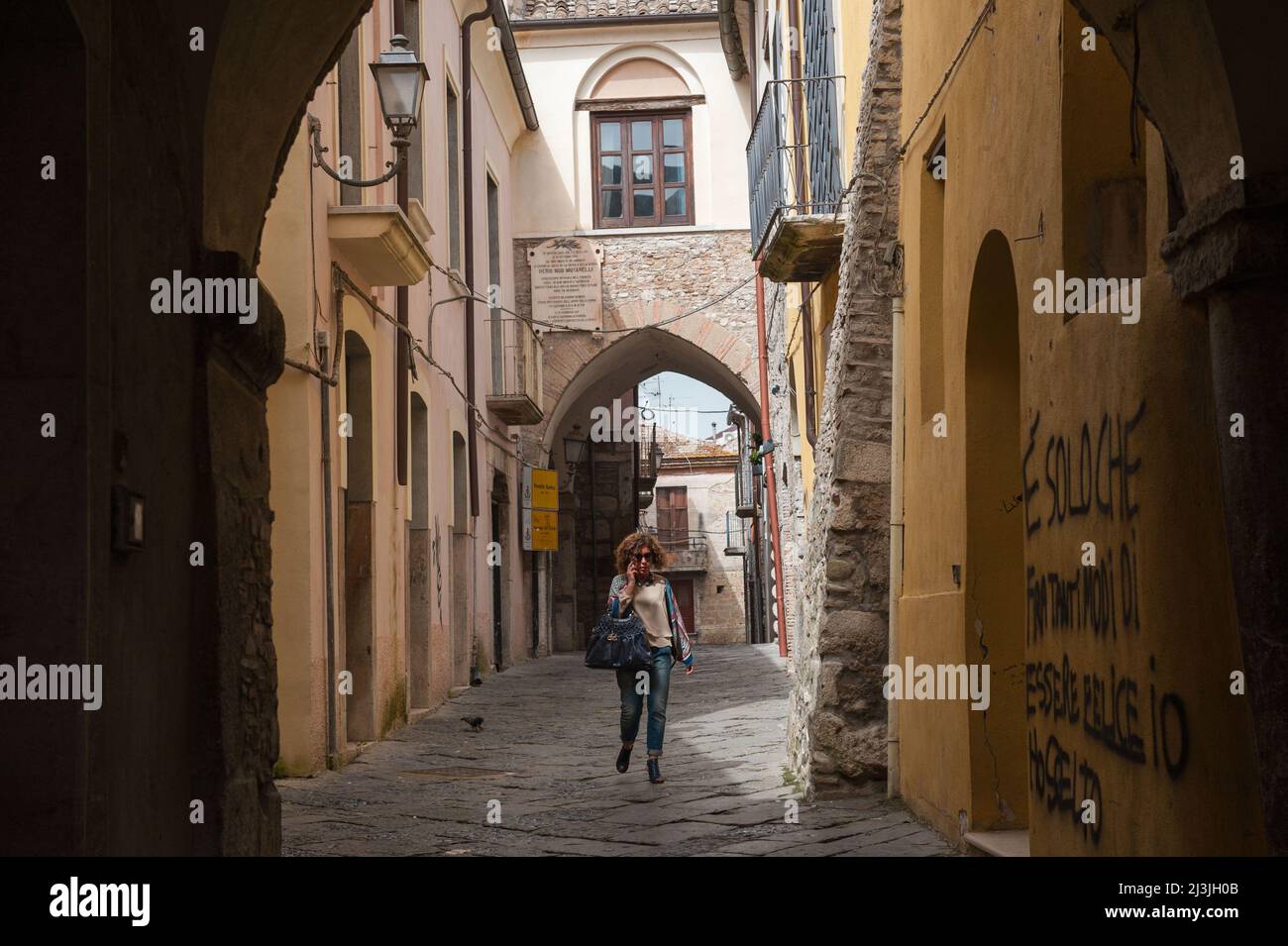 Benevento, Italien 11/05/2016: Altstadt. ©Andrea Sabbadini Stockfoto