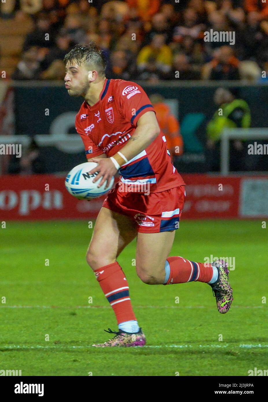 Hull, Großbritannien. 08. April 2022. Betfred Challenge Cup zwischen Hull KR und Castleford Tigers im Hull College Craven Park Stadium am 8.. April 2022 Credit: Craig Cresswell/Alamy Live News Stockfoto