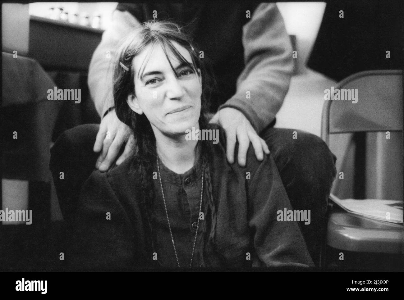 Patti Smith, amerikanische Punk-Rock-Sängerin Stockfoto