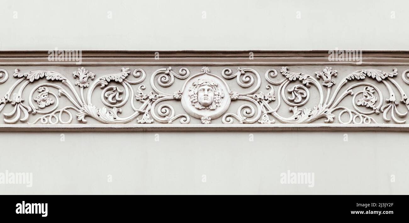 Wandschmuck im Jugendstil Stockfoto