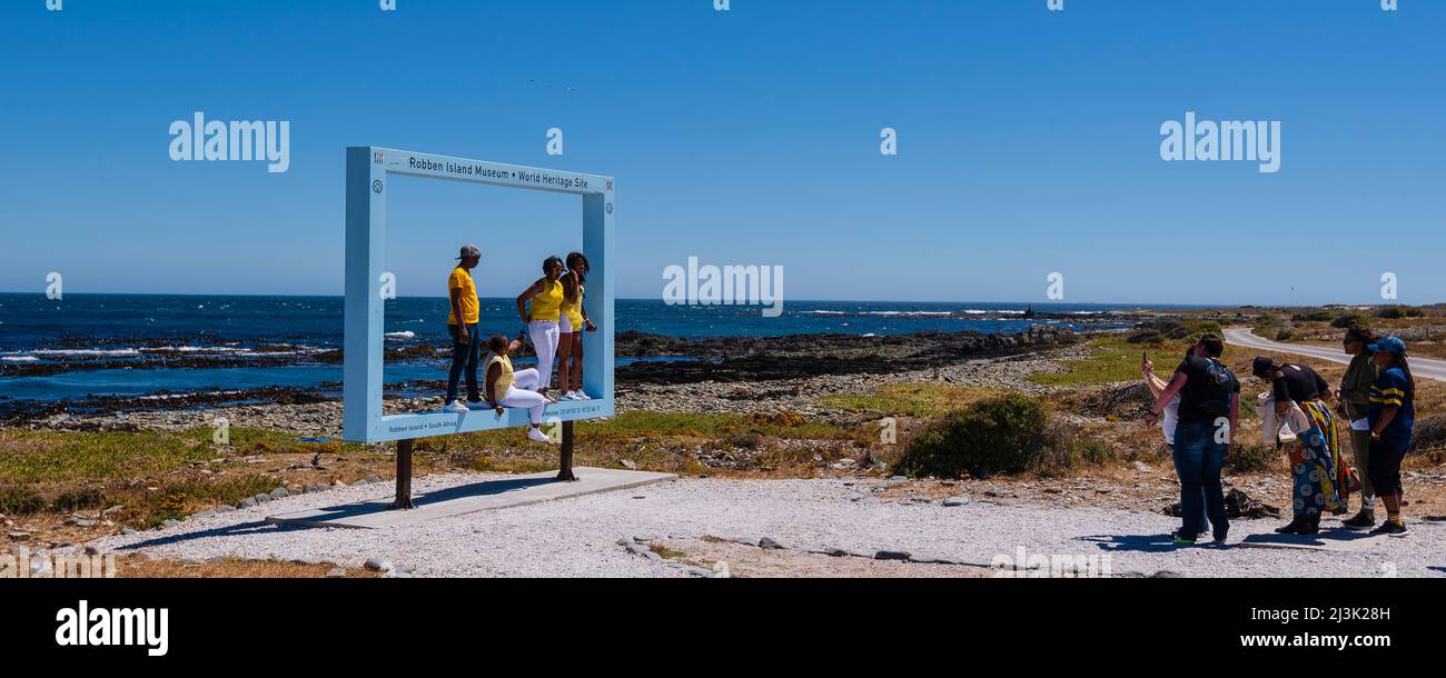 Südafrika, Robben Island, Kapstadt, Stockfoto