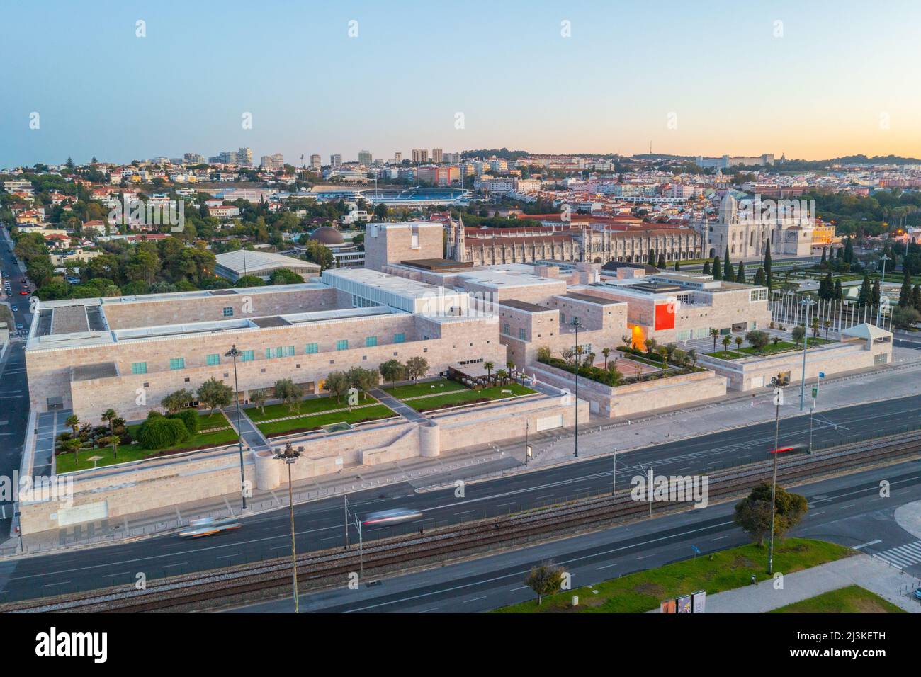 Lissabon, Portugal, 24. Oktober 2021: Kulturzentrum in der portugiesischen Stadt Portugal. Stockfoto